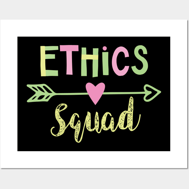 Ethics Squad Wall Art by BetterManufaktur